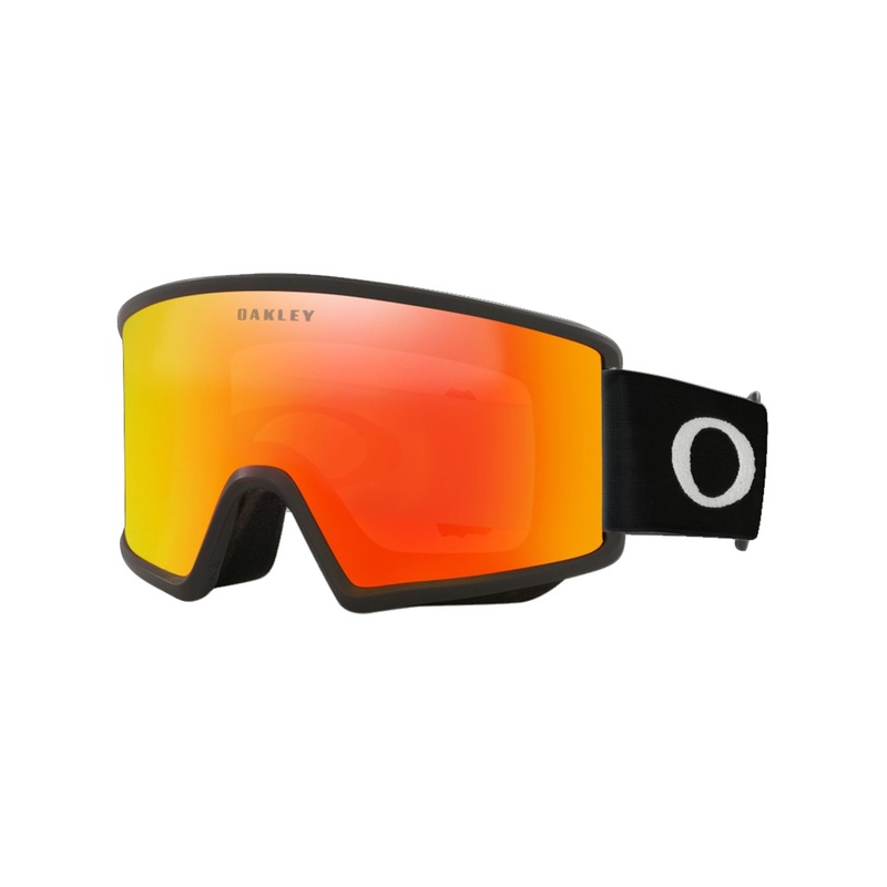 Target Line M Matte Black/Fire Iridium Goggle + Spare Lens