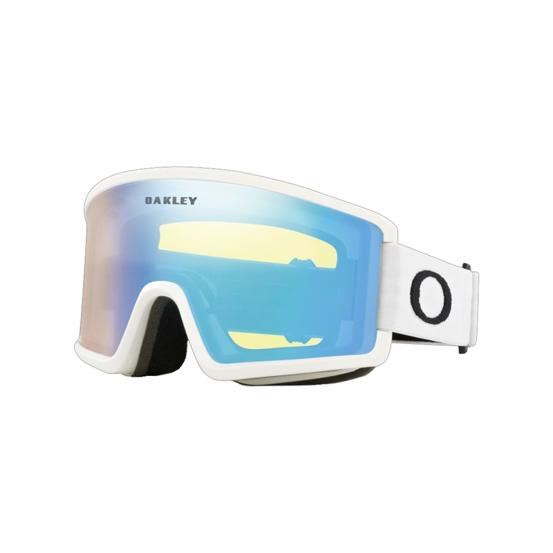 Target Line M Matte White/HI Yellow Goggle