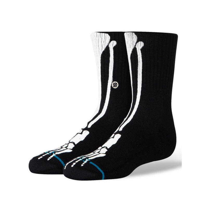 Bones Socks (Kids)|MED|LRG|BLACK (BLK)