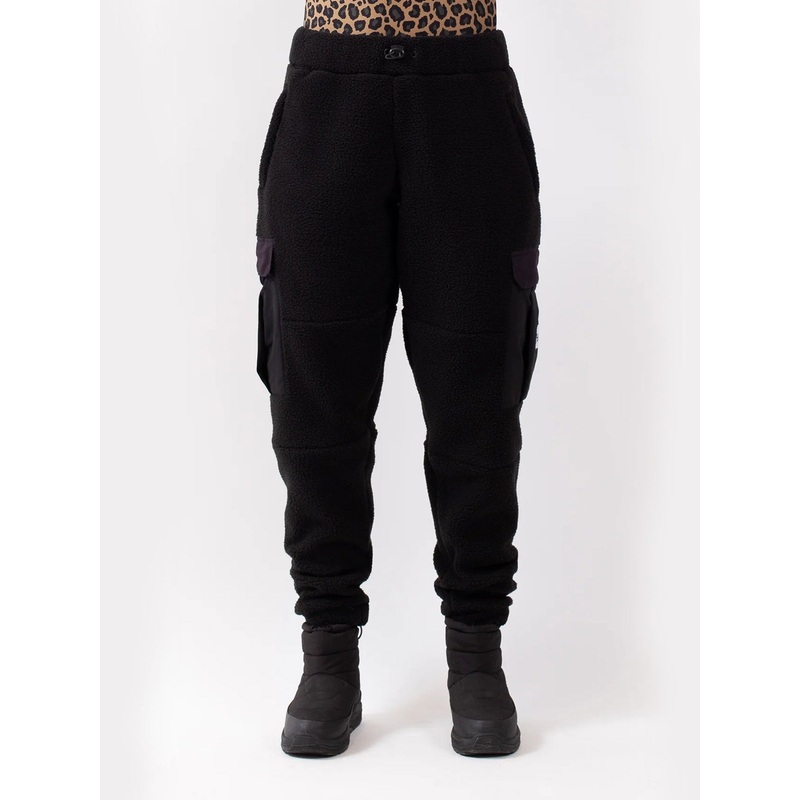Cargo Sherpa Black Pants|SM|MED|LRG|BLACK