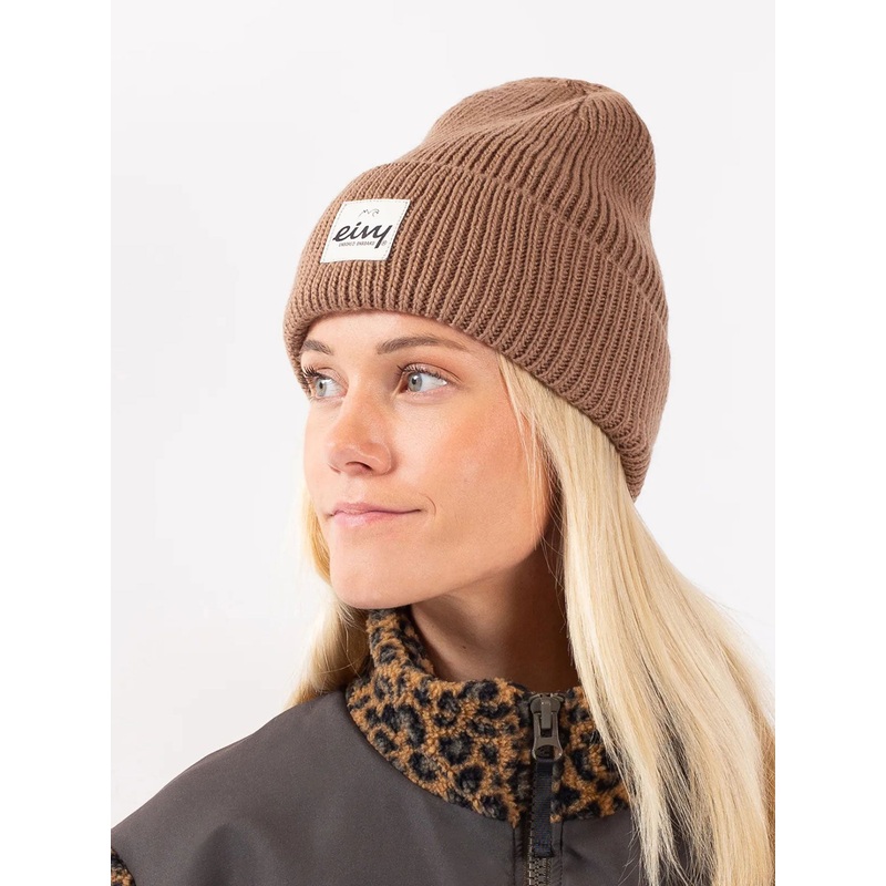 Easter Rib Wool Faded Coffee Beanie