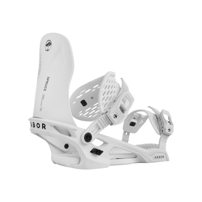 Spruce Snowboard Bindings|MED|LRG|WHITE/BLACK|CHARCOAL/BLACK