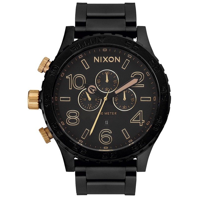 51-30 Chrono Matte Black/Gold Watch