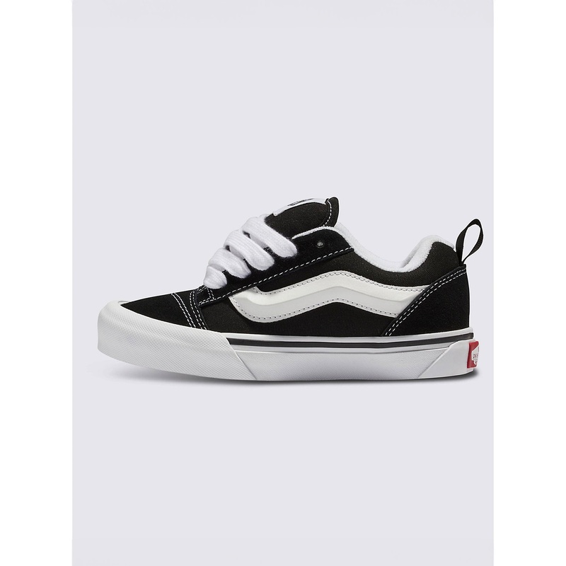 Knu Skool Black/True White Shoes (Kids)