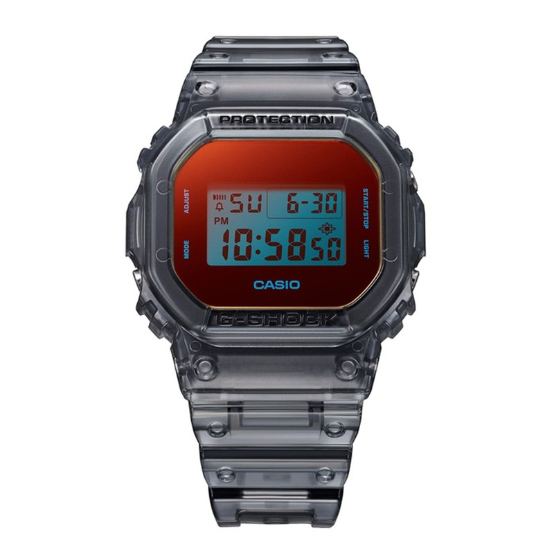 Casio DW5600TLS-8 Watch|O/S|GREY/ORANGE
