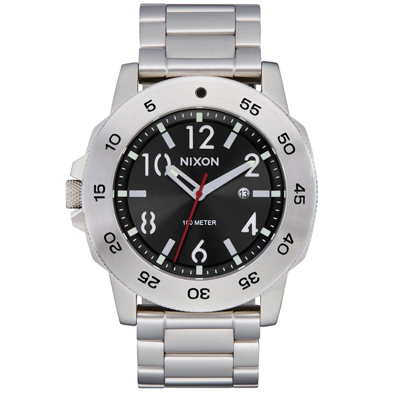 Smyth 44 Silver/Black Watch|O/S|SILVER/BLACK (625)