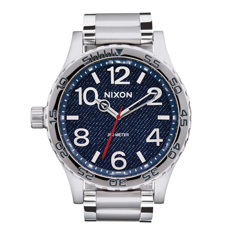 The 51-30 Silver/Denim Watch|O/S|SILVER/DENIM (5245)