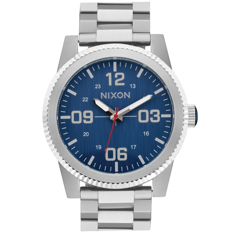 The Corporal Stainless Steel Silver/Indigo Watch