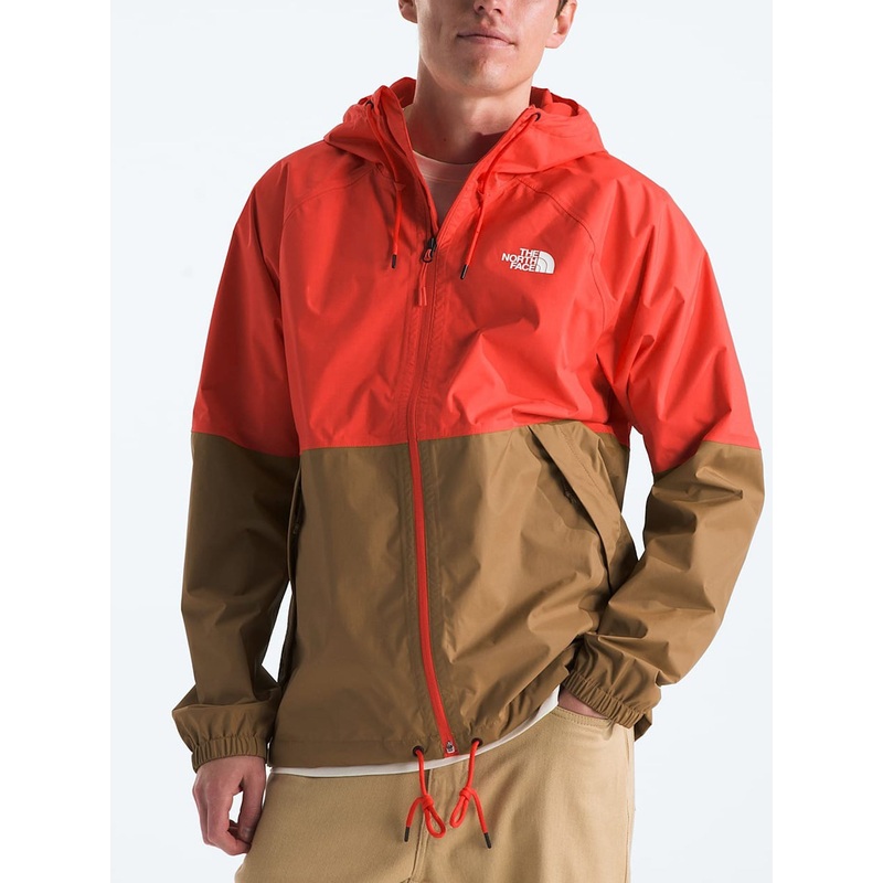 Antora Rain Hoodie Jacket|SM|MED|LRG|XL|CRIMSON ORANGE/BRN (5IT)|TNF BLACK/TNF CAMO (39O)