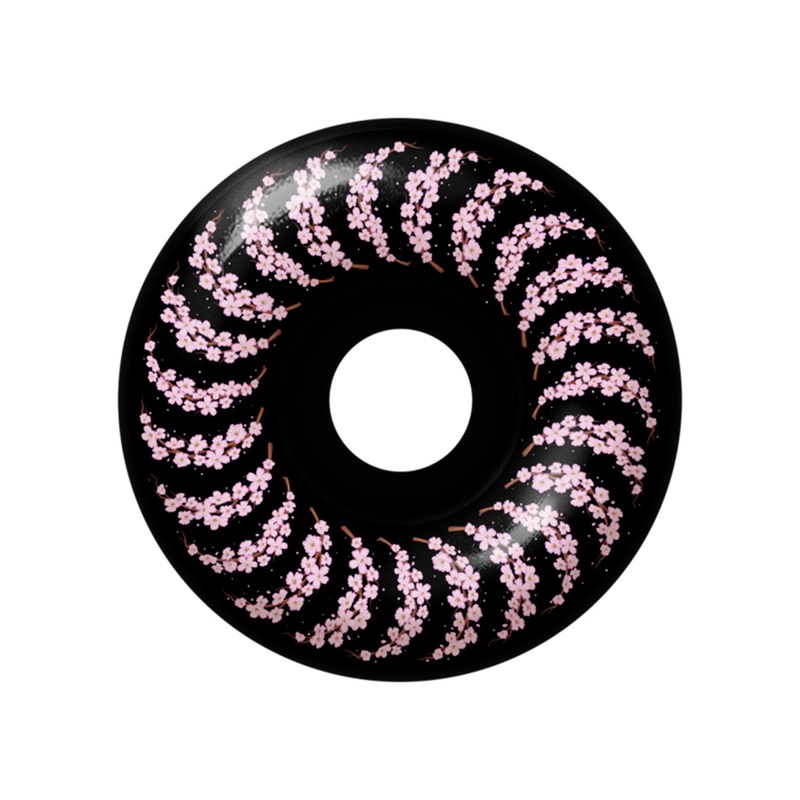 F4 Yuto Cherry Blossum Classic Black Skateboard Wheels