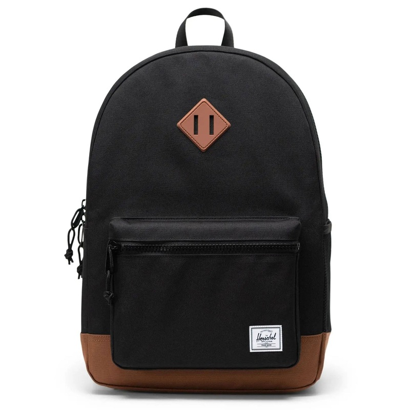 Heritage Backpack (Kids)|O/S|BLACK/SADDLE BROWN (04735)