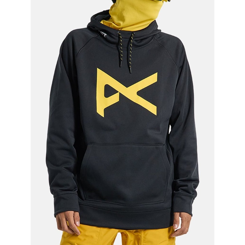 MFI Hoodie|S|M|L|XL|BLACK/GOLDEN (002)|BLACK (001)