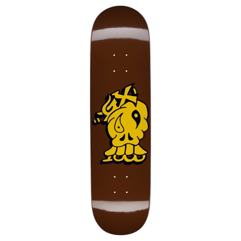 Mind Over Matter Brown 8.125” Skateboard Deck