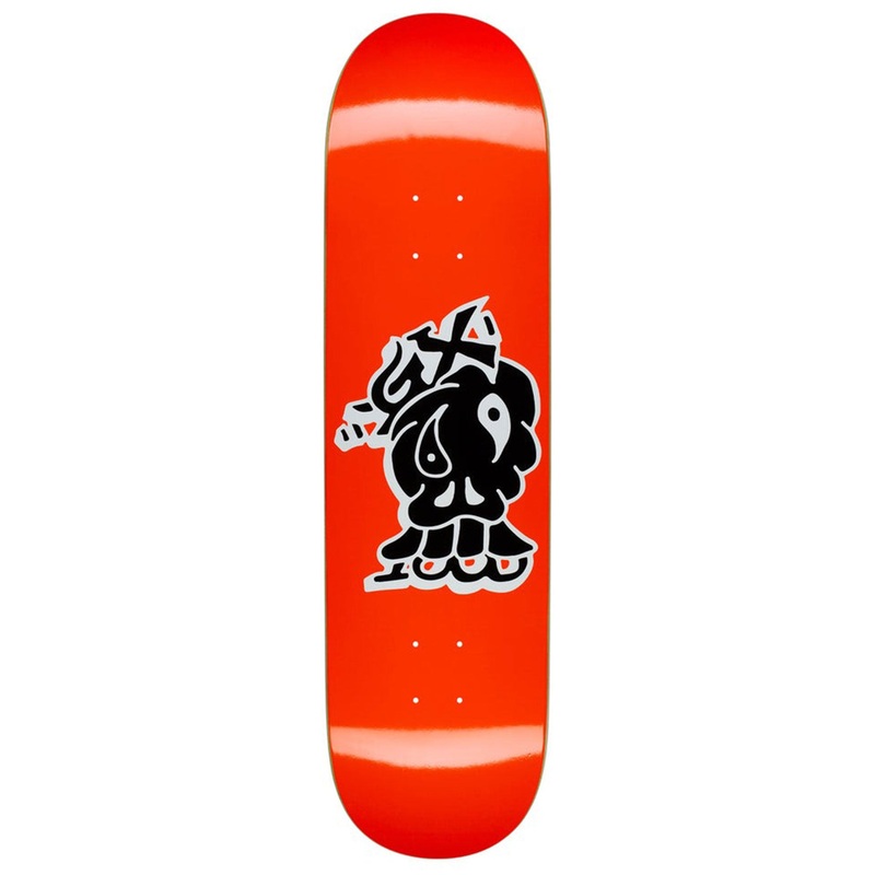 Mind Over Matter Orange 8.375” Skateboard Deck