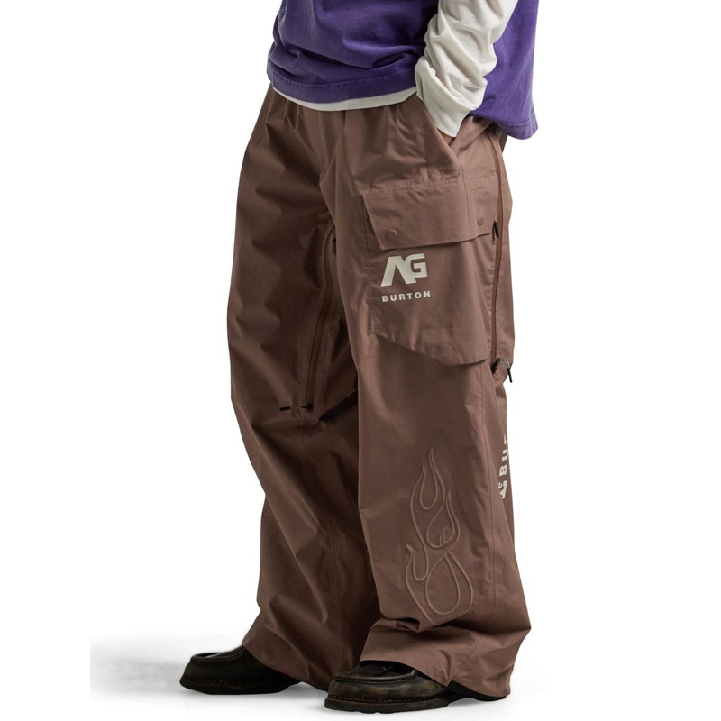 AG Flyrail GORE-TEX 2L Pants|MED|LRG|XL|MUD MAUVE (200)|TRUE BLACK (001)