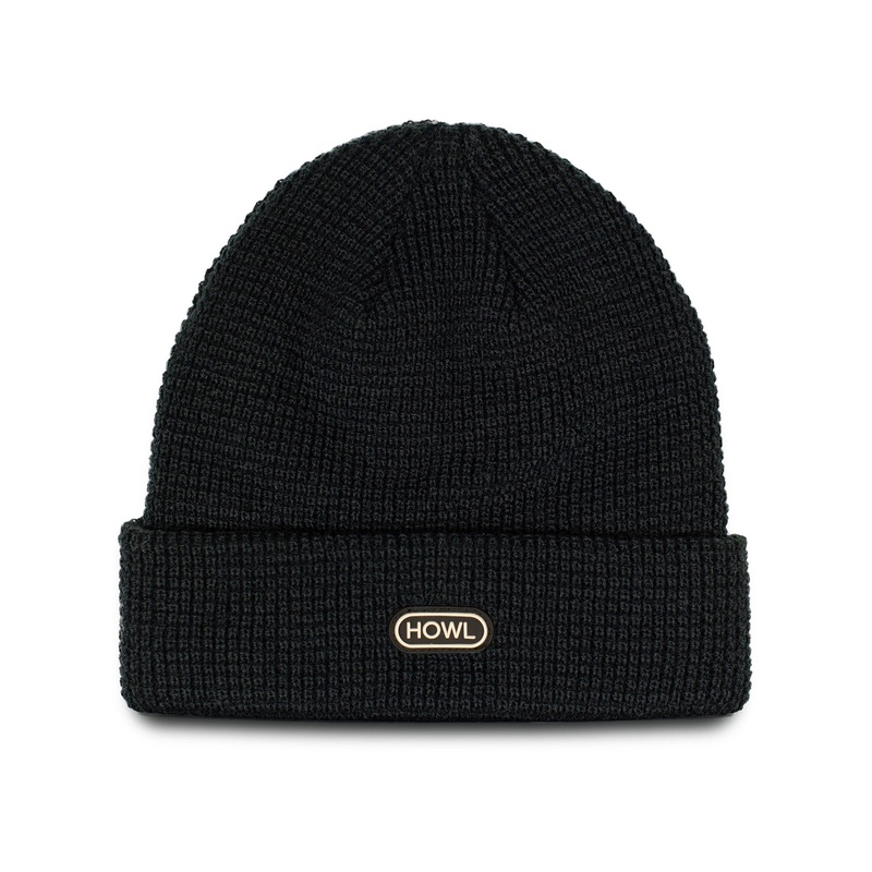 Waffle Beanie|O/S|BLACK|CHOCO