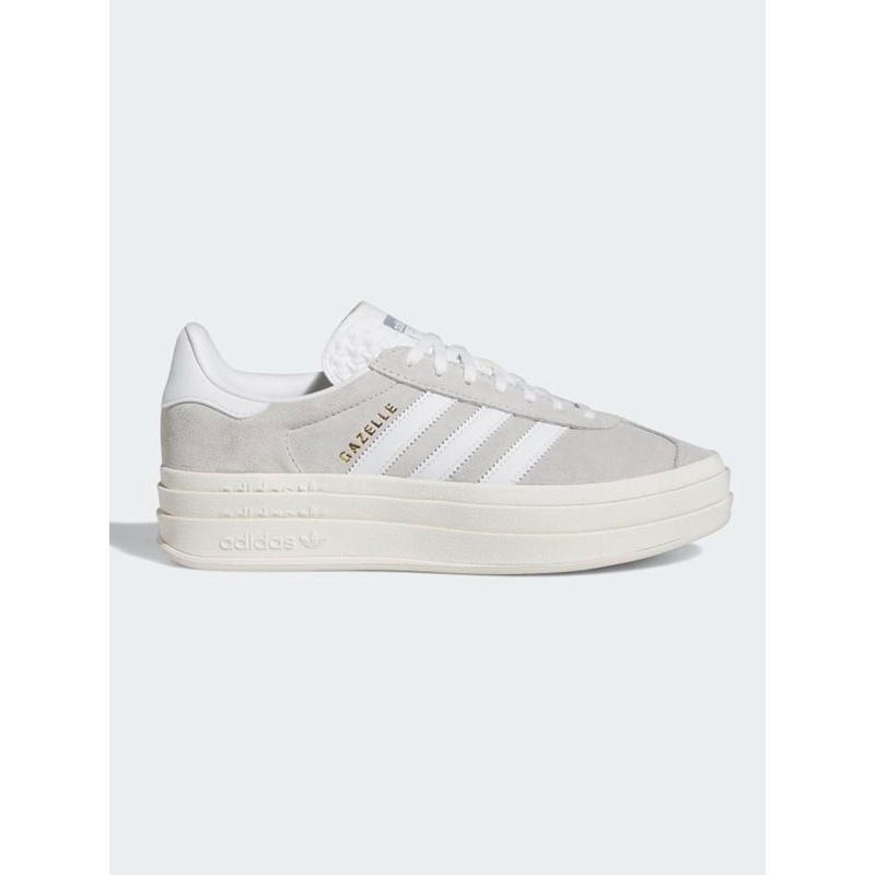 Gazelle Bold Grey Two/White/Core White Shoes