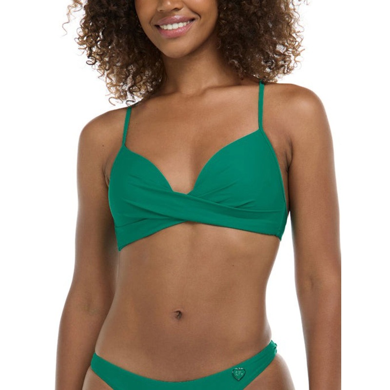 Smoothies Kerry Bikini Top|SM|MED|CRANBERRY (670)|VIRIDIAN (243)