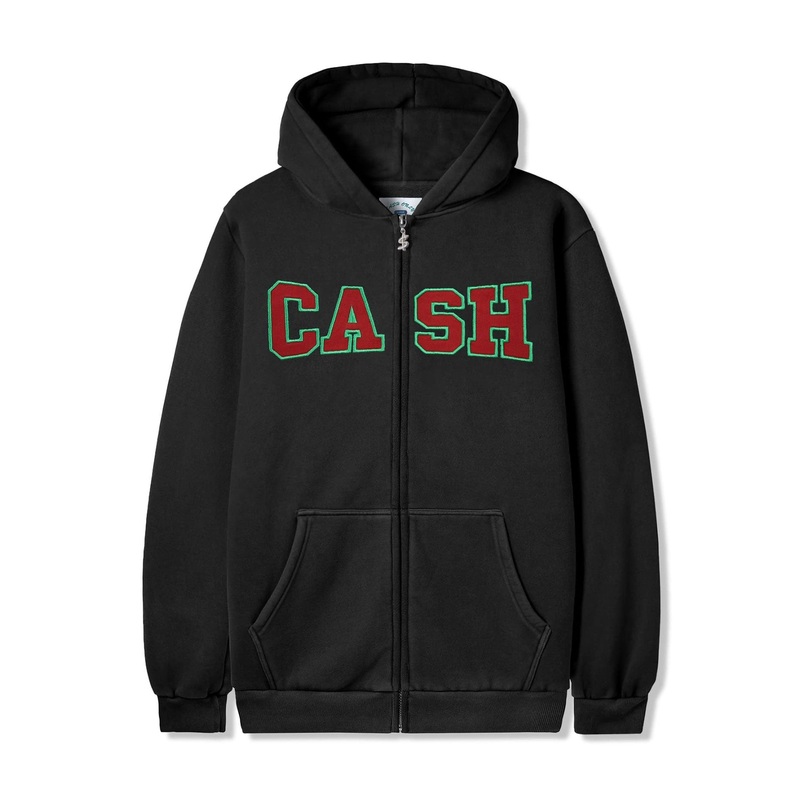 Zip Campus Hoodie|MED|LRG|XL|WASHED BLACK|WASHED DENIM