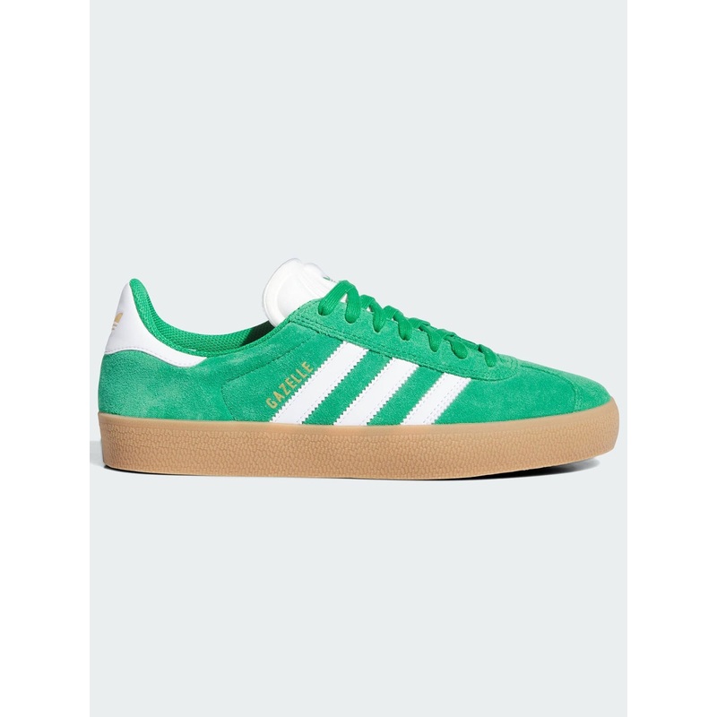 Gazelle ADV Green/White/Gold Met Shoes