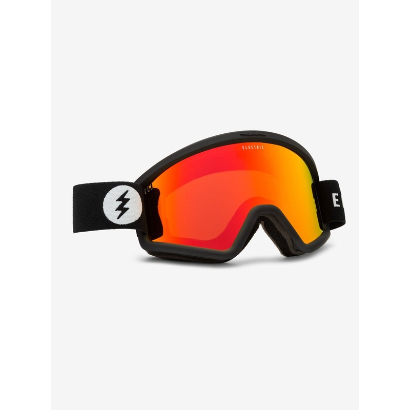 Hex Matte Black/Red Chrome + Spare Lens Goggles