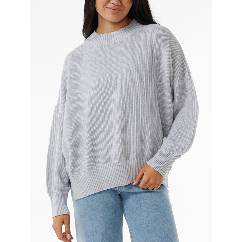 Wander Sweater|SM|MED|LRG|LIGHT GREY HEATHER (3233)