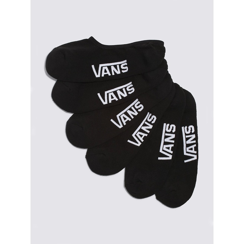 Classic No Show 3 Pack Socks|6.5-9|9.5-13|BLACK (BLK)|WHITE (WHT)