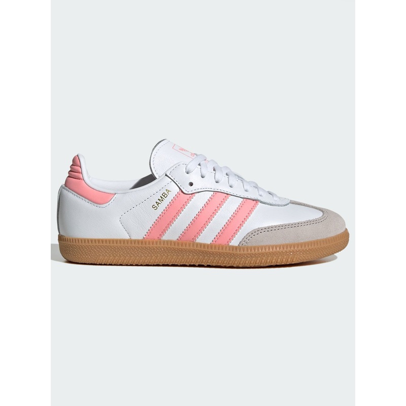 Samba OG White/Semi Pink Spark/Gum3 Shoes (Kids)