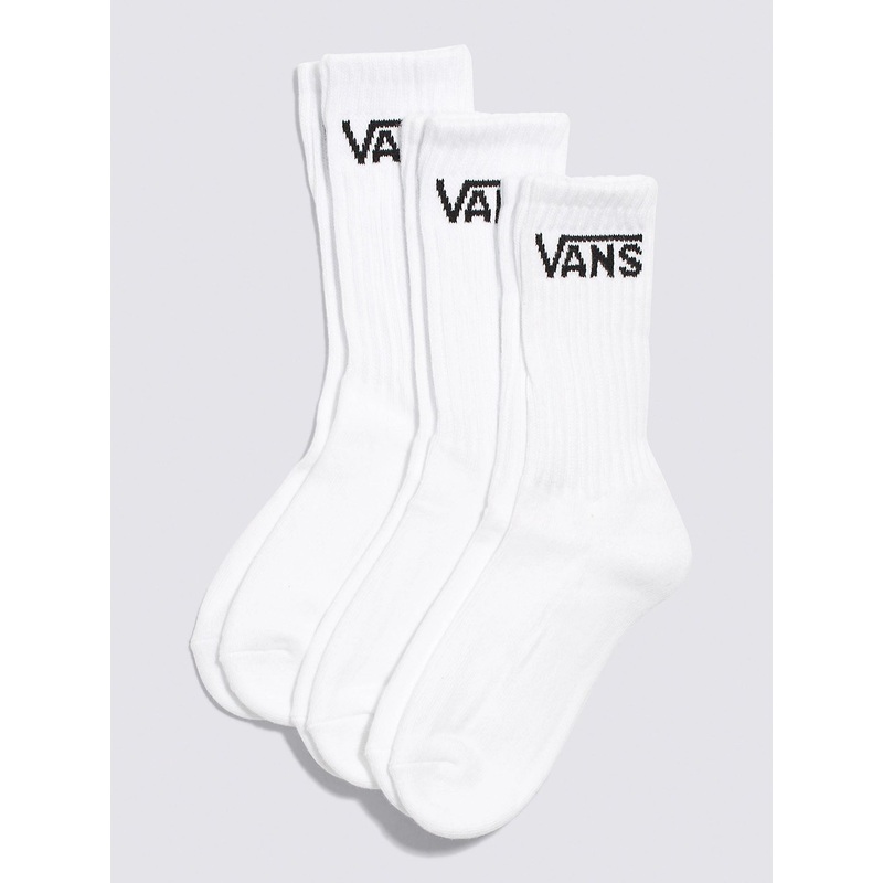 Classic 3 Pack Socks (Kids)|10-13.5|1-6|WHITE (WHT)|BLACK (BLK)