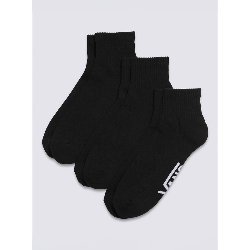 Classic Ankle 3 Pack Socks|6.5-9|9.5-13|BLACK (BLK)|WHITE (WHT)