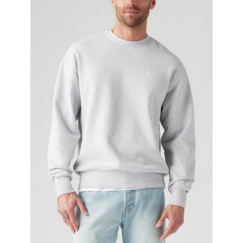 Authentic Light Grey Heather Crewneck Sweatshirt