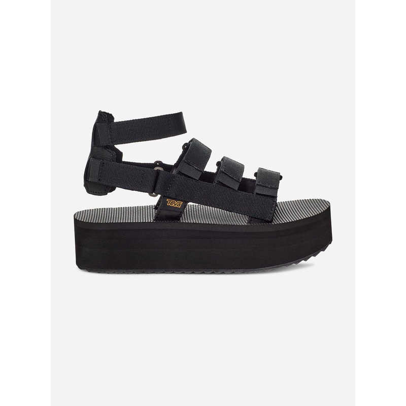 Flatform Mevia Sandals|W06|W07|W08|W09|BLACK (BLK)