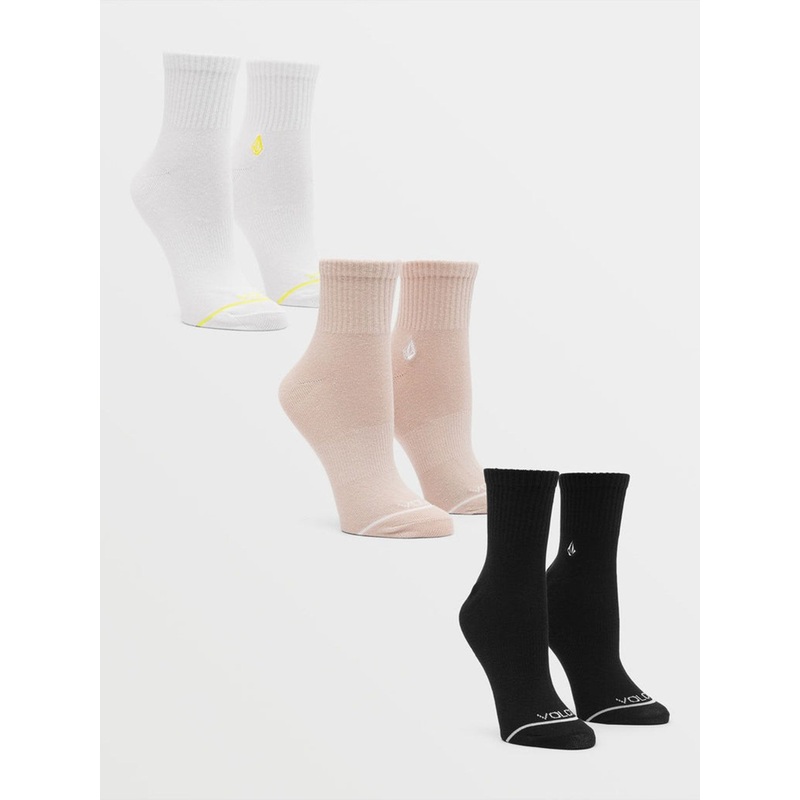 The New Crew 3 Pack Socks|O/S|ASSORTED (AST)