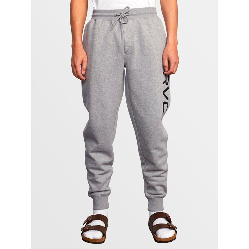 Big RVCA Sweatpants|SM|MED|LRG|XL|ATHLETIC HEATHER (AHR)|BLACK (BLK)