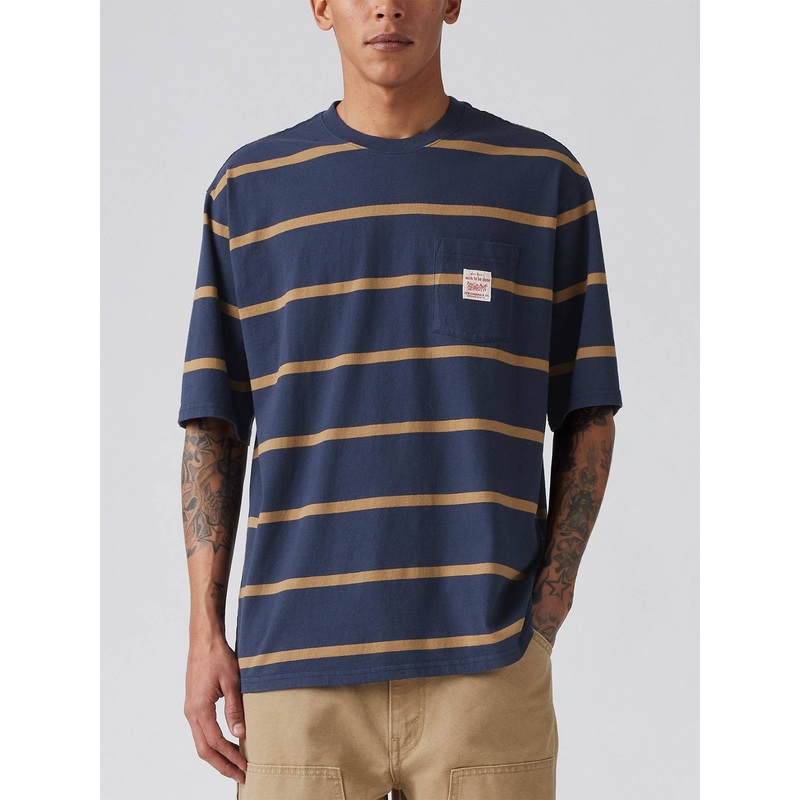 Workwear Louie Navy Blazer Ermine T-Shirt
