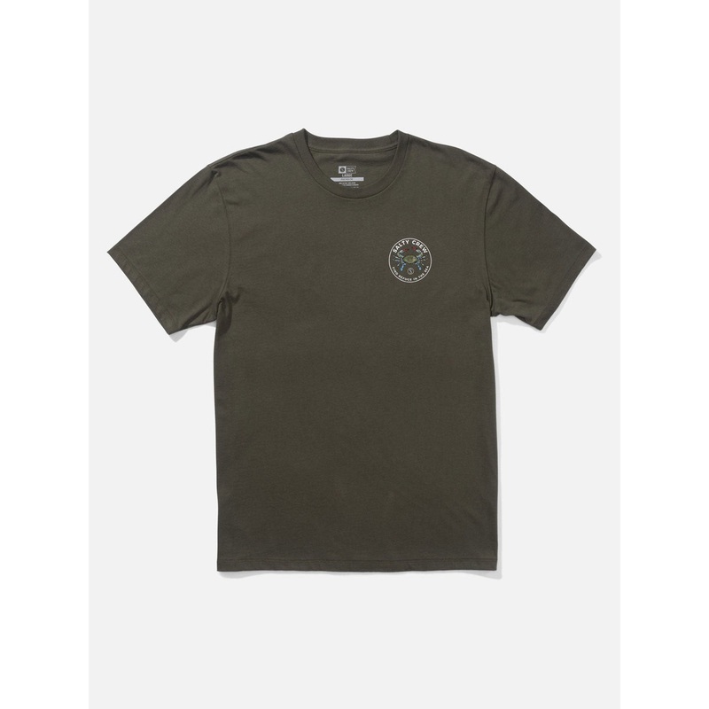 Bleu Crabber T-Shirt|SM|MED|LRG|XL|XXL|DUSTY OLIVE