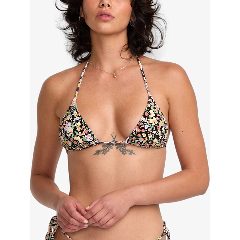 Quincy Halter Tri Bikini Top|SM|MED|LRG|XL|MULTI (MUL)