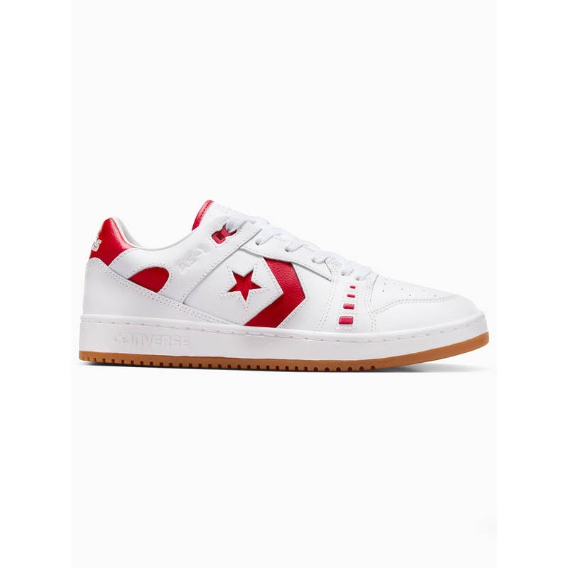 Cons AS-1 Pro Leather White/Red/White Shoes