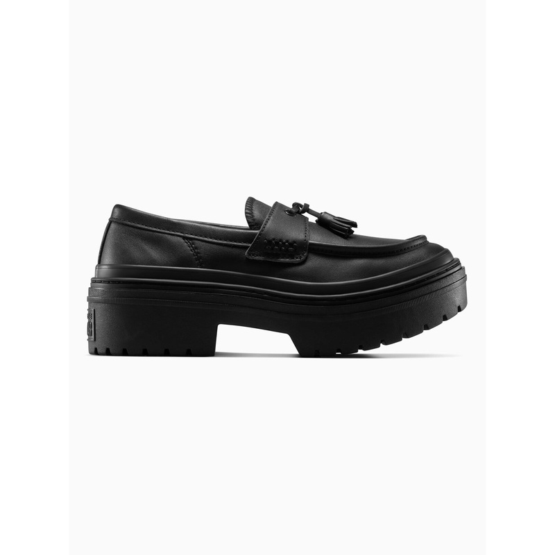 Ctas Lugged Heel Loafer Black/Black/Black Shoes