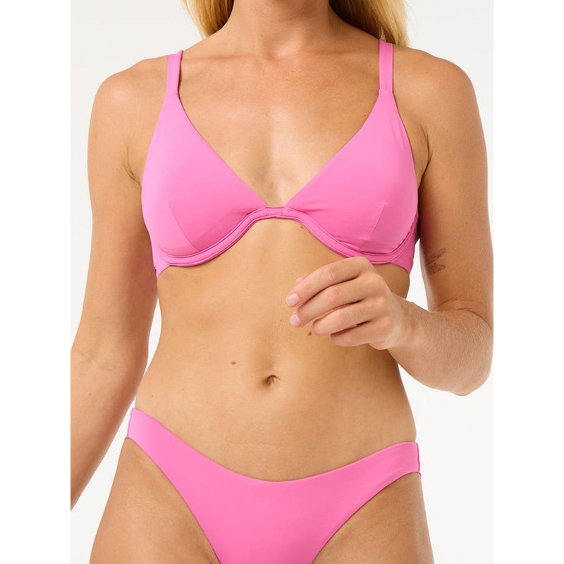 Classic Surf D-Cup Bikini Top|LRG|SM|MED|PINK (0020)|BLACK (0090)