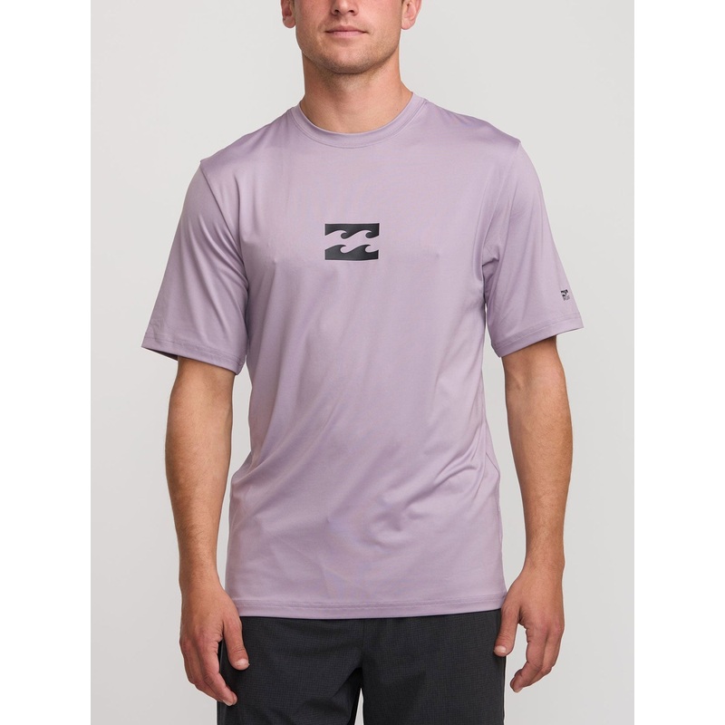 All Day Wave Rashguard|SM|MED|LRG|XL|BLACK (BLK)|WHITE (WHT)|LIGHT PURPLE (LPU)|COASTAL BLUE (CBU)