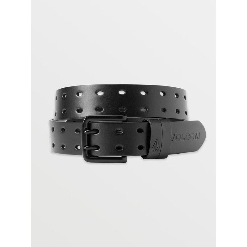 Two Spike Leather Belt|32|34|36|38|BLACK (BLK)|BROWN (BRN)