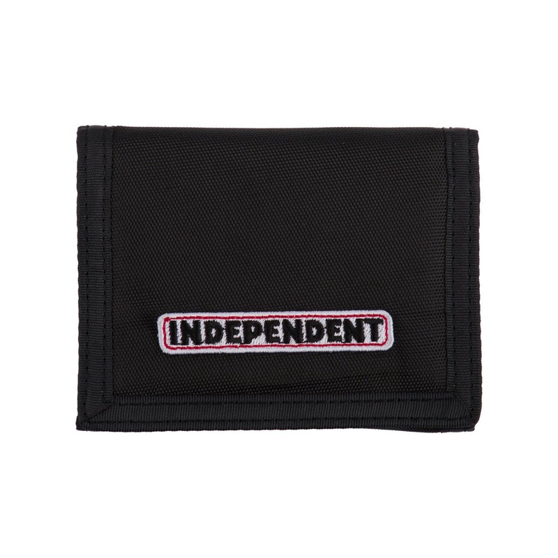 Velcro Bar Logo Wallet|O/S|BLACK