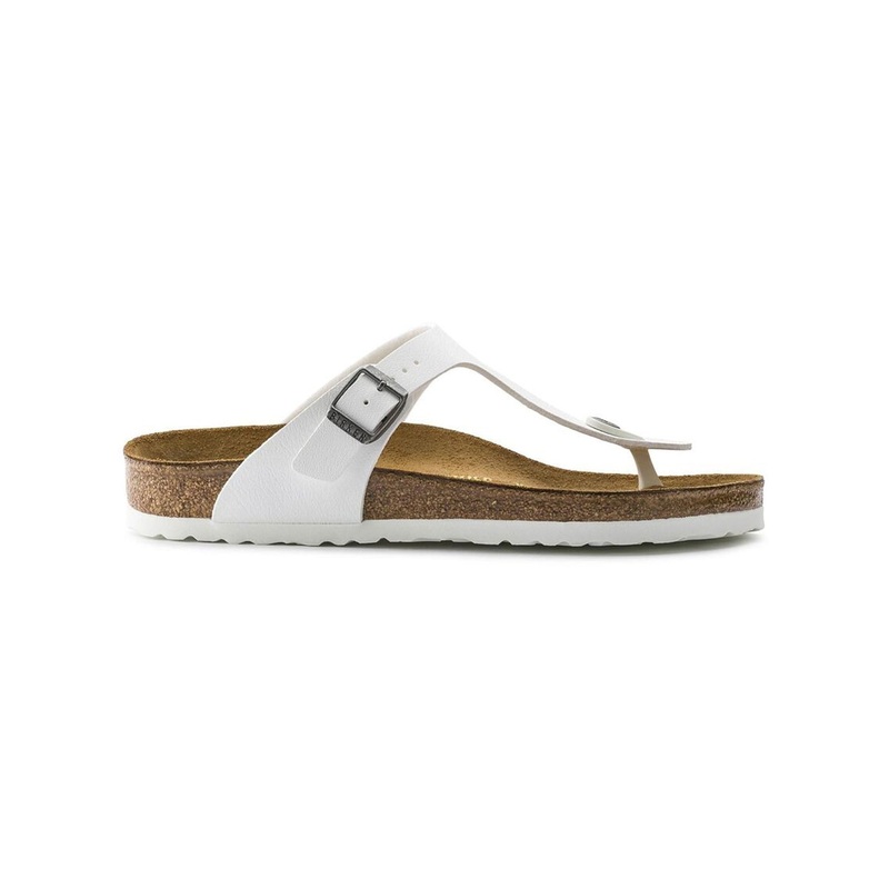 Gizeh Birko-Flor White Sandals