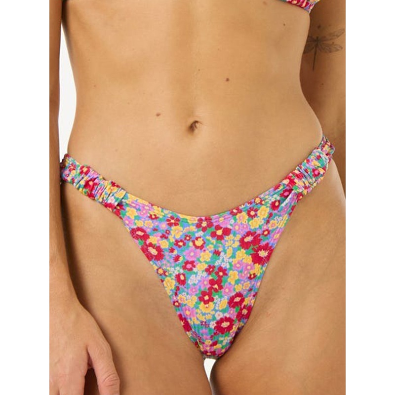 Las Flores High Leg Skimpy Bikini Bottom