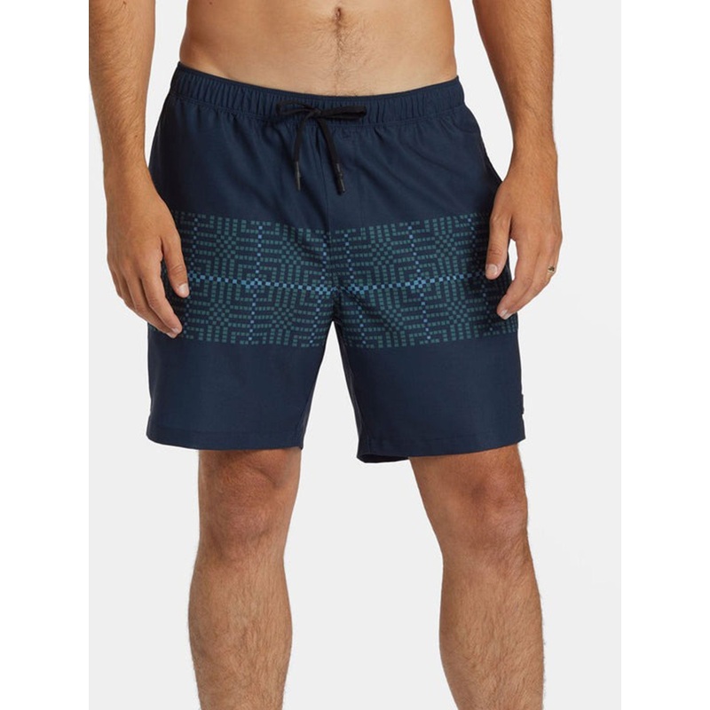 Surftrek Elastic Boardshorts|LRG|MED|SM|XL|BLACK (BLK)|DARK NAVY (DKN)
