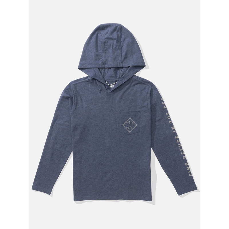 Tippet Hooded Long Sleeve Rashguard (Boys 7-14)
