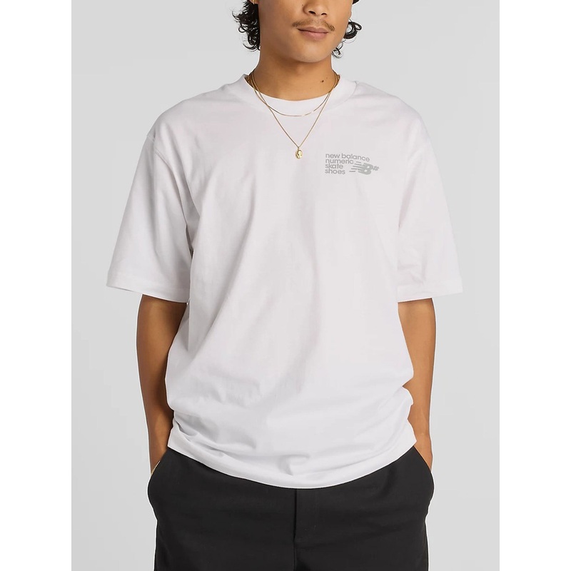 Small Logo T-Shirt|XS|SM|MED|LRG|WHITE (WT)|BLACK (BK)|ATHLETIC GREY HEATHER (AGH)