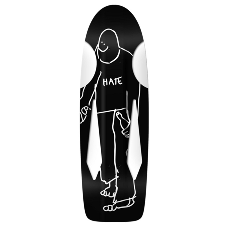 SSD Beamer Hate Black 10.75” Skateboard Deck