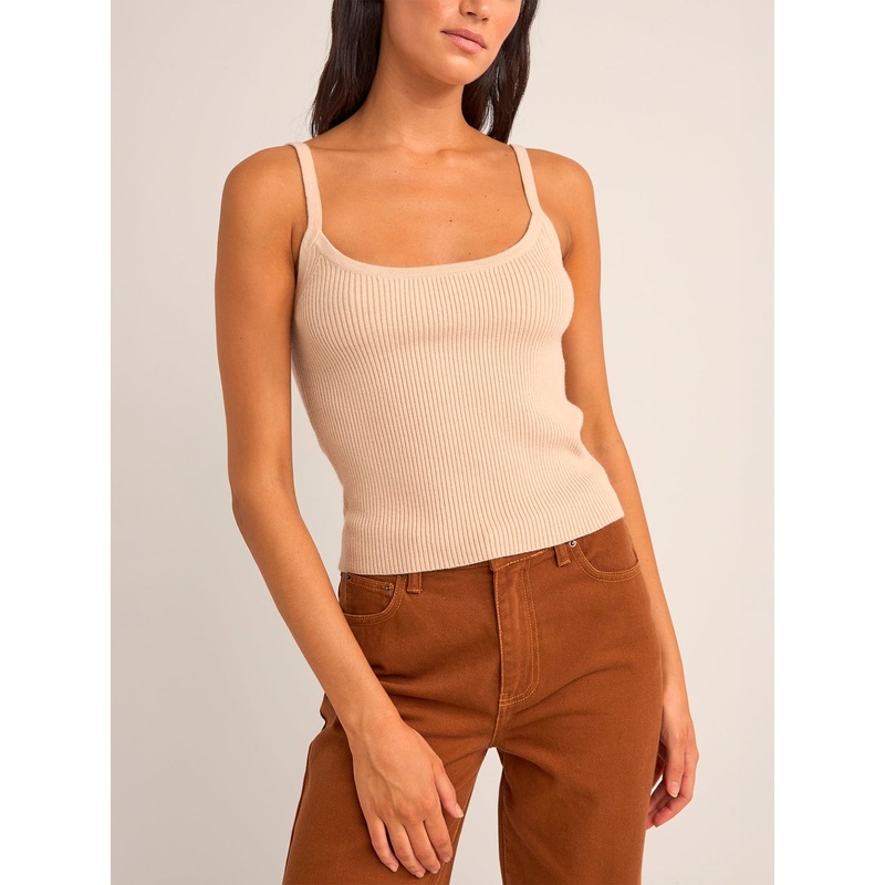 Yumi Tank Top|SM|MED|LRG|SAND|PINK